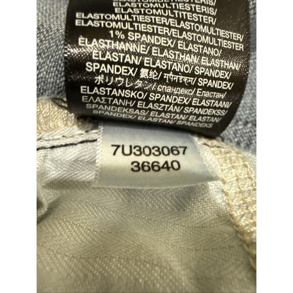 7 For All Mankind Jeans Women 31 Denim Josefina Button Fly Stretch Distressed - Picture 10 of 15